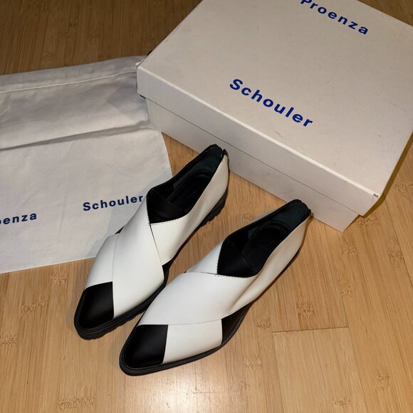 Proenza Schouler Woven Leather Creeper Boots - Picture 5 of 6